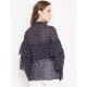Black floral Printed Ruffle layer Shirt Black floral Printed Ruffle layer Shirt