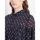 Black floral Printed Ruffle layer Shirt Black floral Printed Ruffle layer Shirt