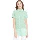 Sea green printed shrug as shirt style Sea green printed shrug as shirt style