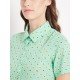 Sea green printed shrug as shirt style Sea green printed shrug as shirt style