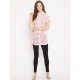 Multicolored printed shrug as shirt style Multicolored printed shrug as shirt style