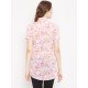 Multicolored printed shrug as shirt style Multicolored printed shrug as shirt style