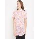 Multicolored printed shrug as shirt style Multicolored printed shrug as shirt style