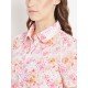 Multicolored printed shrug as shirt style Multicolored printed shrug as shirt style
