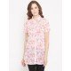 Multicolored printed shrug as shirt style Multicolored printed shrug as shirt style