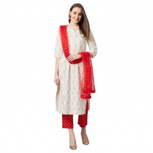 Women Straight Kurta And Palazzo Set Women Straight Kurta And Palazzo Set