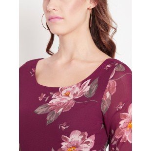 Women's Plum Multi colour Floral print Maxi dress Women's Plum Multi colour Floral print Maxi dress
