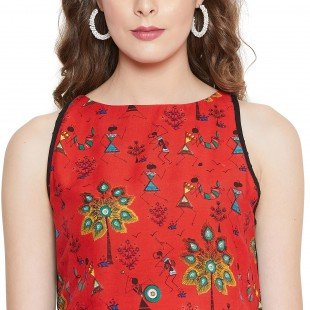 Women's Calf Length Straight Kurta Women's Calf Length Straight Kurta