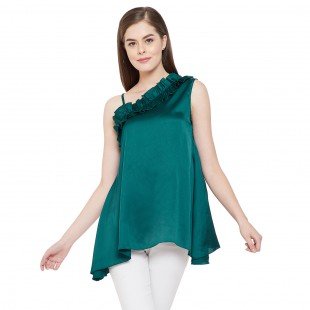 Women's Satin Fabric Regular Tops Women's Satin Fabric Regular Tops