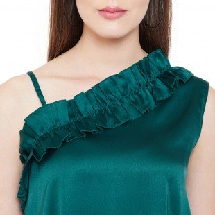 Women's Satin Fabric Regular Tops Women's Satin Fabric Regular Tops