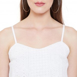 Women's Fit and Flare Midi Length Dress