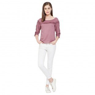 Women's Viscose Rayon Fabric Regular Tops