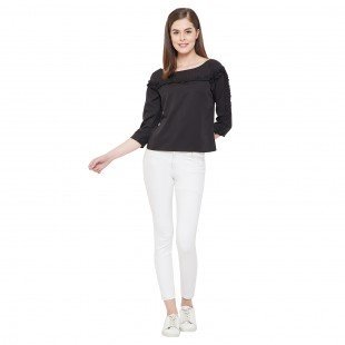 Women's Polyester Fabric Regular Tops Women's Polyester Fabric Regular Tops