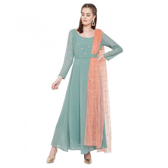 Women's Ankle Length Anarkali Kurta Women's Ankle Length Anarkali Kurta