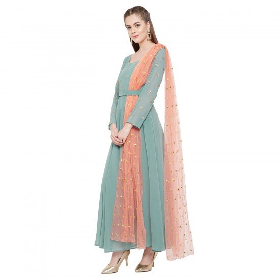 Women's Ankle Length Anarkali Kurta Women's Ankle Length Anarkali Kurta