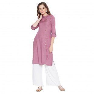 Women's Knee Length A-Line Kurta Women's Knee Length A-Line Kurta