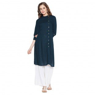 Women's Knee Length A-Line Kurta Women's Knee Length A-Line Kurta
