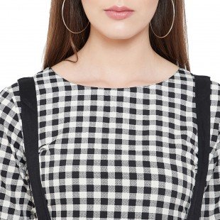 Women's Fit and Flare Midi Length Skirt and top