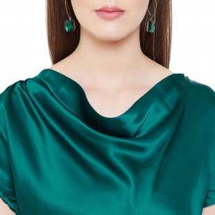 Women's Fit and Flare Midi Length Dress