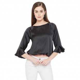 Women's Satin Fabric Regular Tops Women's Satin Fabric Regular Tops
