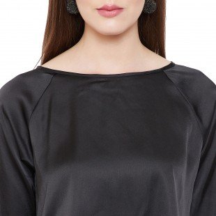 Women's Satin Fabric Regular Tops Women's Satin Fabric Regular Tops