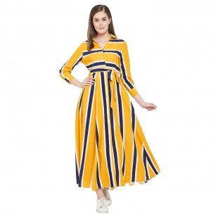 Women's Fit and Flare Maxi Length Dress Women's Fit and Flare Maxi Length Dress