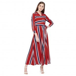 Women's Fit and Flare Maxi Length Dress Women's Fit and Flare Maxi Length Dress