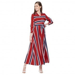 Women's Fit and Flare Maxi Length Dress Women's Fit and Flare Maxi Length Dress